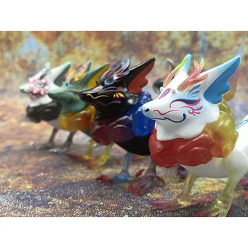Șocat Pui Seria Gashapon Jucarii Tineri Dragon Dragon Mic 4 Tip Creativ Forma De Decorare Model Ornament Jucarii