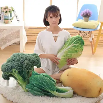 подушка 3D mâncare de legume Țineți Perna Birou Pernă de Canapea Bay Fereastră Cameră pentru Copii Dormitor Perne Creative Decor Acasă